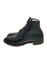 【中古】RED WING◆ブーツ/US10.5/BLK/レザー/9060【シューズ】