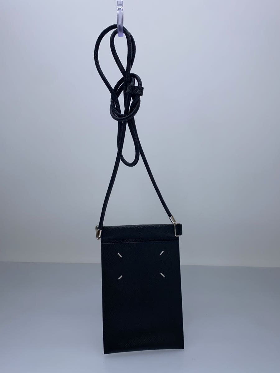 【中古】Maison Margiela◆ショルダーバッグ/レザー/ブラック/黒【バッグ】