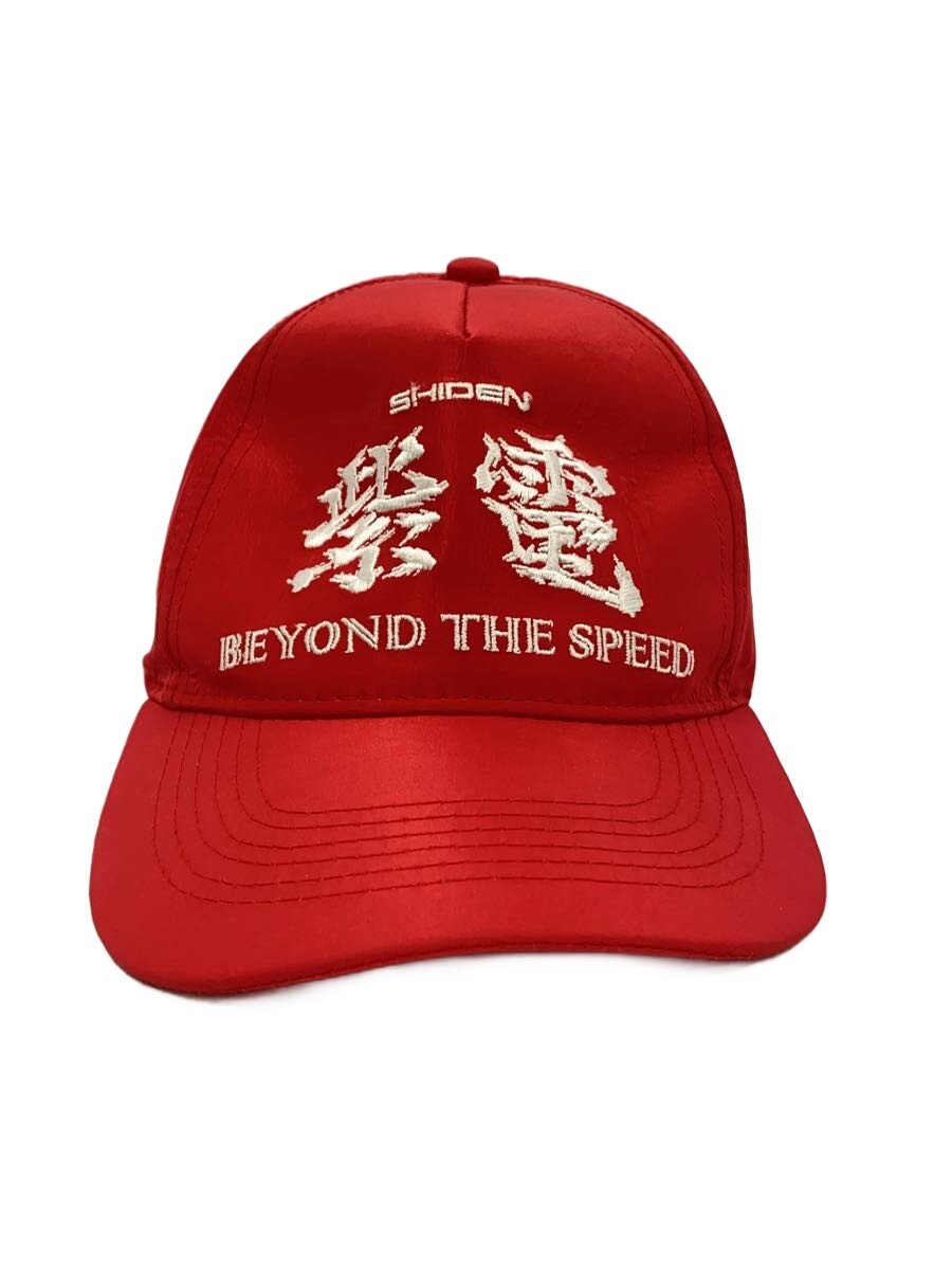 SHIDEN◆L.P. Racing Cap/キャップ/FREE/ポリエステル/RED/メンズ/PU705