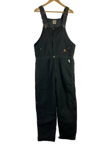 【中古】Carhartt◆ビブオーバーオール/ダブルニー/キルティングライナ-/オーバーオール/38/ナイロン/BLK/無地【メンズウェア】 【中古】Carhartt◆ビブオーバーオール/ダブルニー/キルティングライナ-/オーバーオール/38/ナイロン/BLK/無地【メンズウェア】