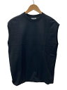 【中古】ATON◆タンクトップ/4/コットン/BLK/アニマル/KK.AG.SM.6971【メンズウェア】