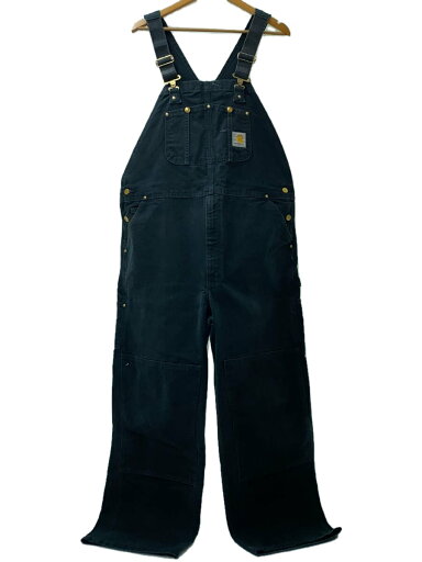 【中古】Carhartt◆オーバーオール/42/コットン/BLK/R01 BLK/DUCK BIB OVERALL/ダブルニー【メンズウェア】 【中古】Carhartt◆オーバーオール/42/コットン/BLK/R01 BLK/DUCK BIB OVERALL/ダブルニー【メンズウェア】