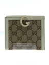 【中古】GUCCI◆2つ折り財布/キャンバス/WHT/総柄/レディース/212114・2112【服飾雑貨他】(4)