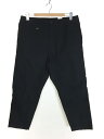 【中古】uniform experiment◆ボトム/3/コットン/BLK/UE-232012【メンズウェア】