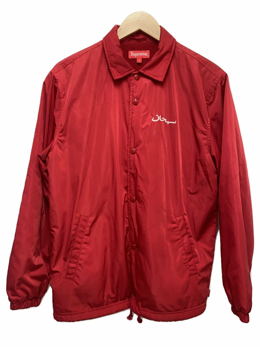 【中古】Supreme◆ジャケット/S/ナイロン/RED【メンズウェア】