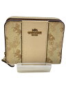 【中古】COACH◆2つ折り財布/PVC/CRM/レディース/CE202【服飾雑貨他】