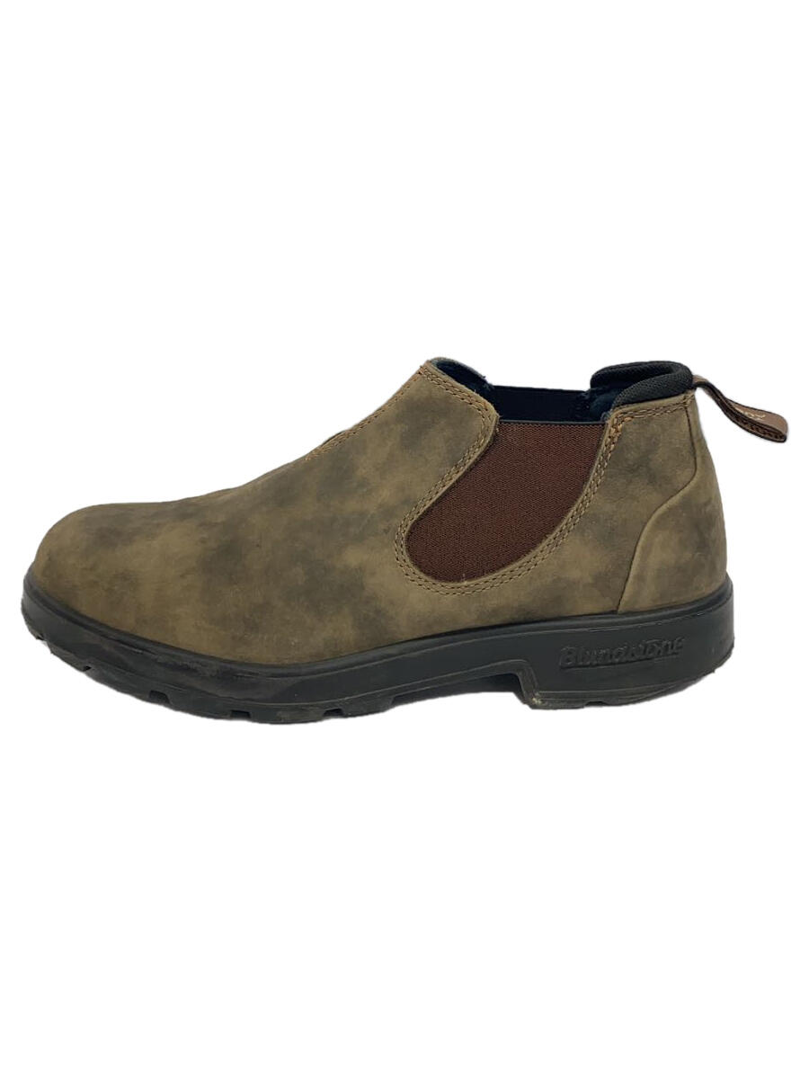 【中古】Blundstone◆サイドゴアブーツ/US7/BRW/スウェード/2036【シューズ】