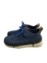 【中古】Clarks◆ローカットスニーカー/40/NVY【シューズ】