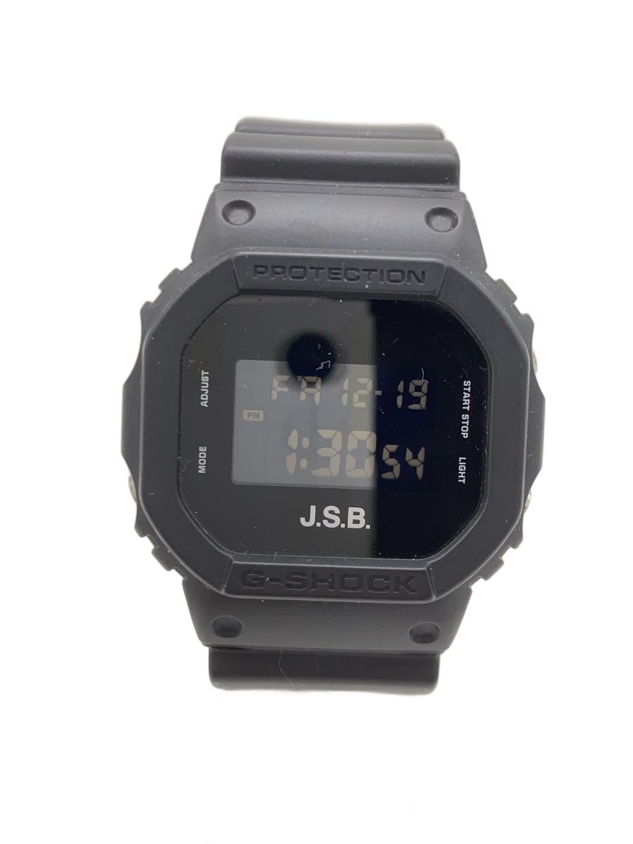 【中古】CASIO◆クォーツ腕時計/デジタル/ラバー/BLK/BLK/SS/DW-5600VT【服飾雑貨他】