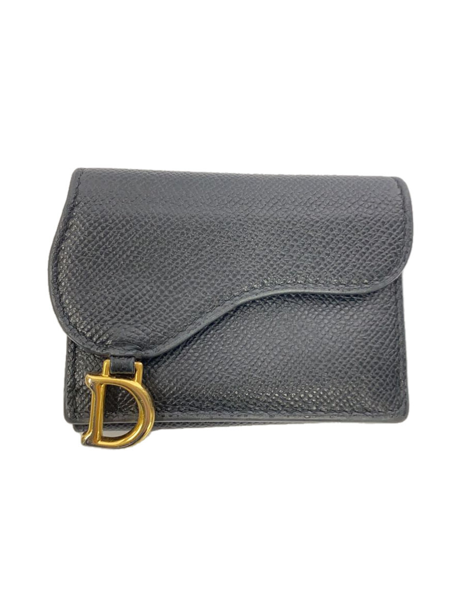 【中古】Christian Dior◆3つ折り財布/--/BLK/レディース【服飾雑貨他】