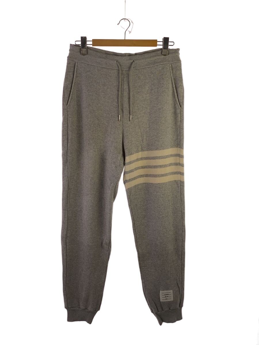 【中古】THOM BROWNE. NEW YORK◆4Bar Jersey Sweat Pants/スウェットパンツ/5/カシミア/グレー【メンズウェア】