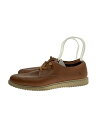 【中古】Hush Puppies◆シューズ/UK8/ブラウン/レザー【シューズ】