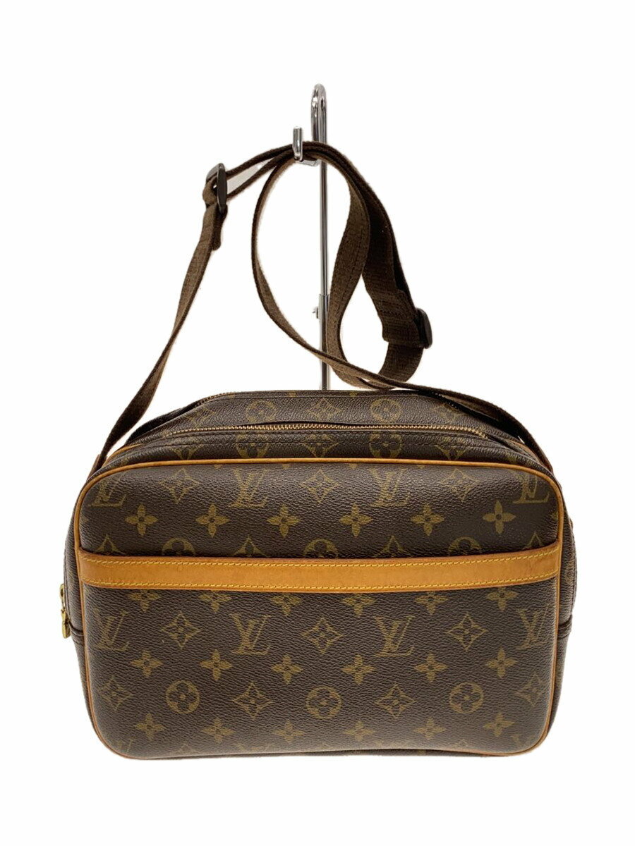 楽天2nd STREET 楽天市場店【中古】LOUIS VUITTON◆リポーターPM_モノグラム・キャンバス_BRW/PVC/BRW/総柄【バッグ】