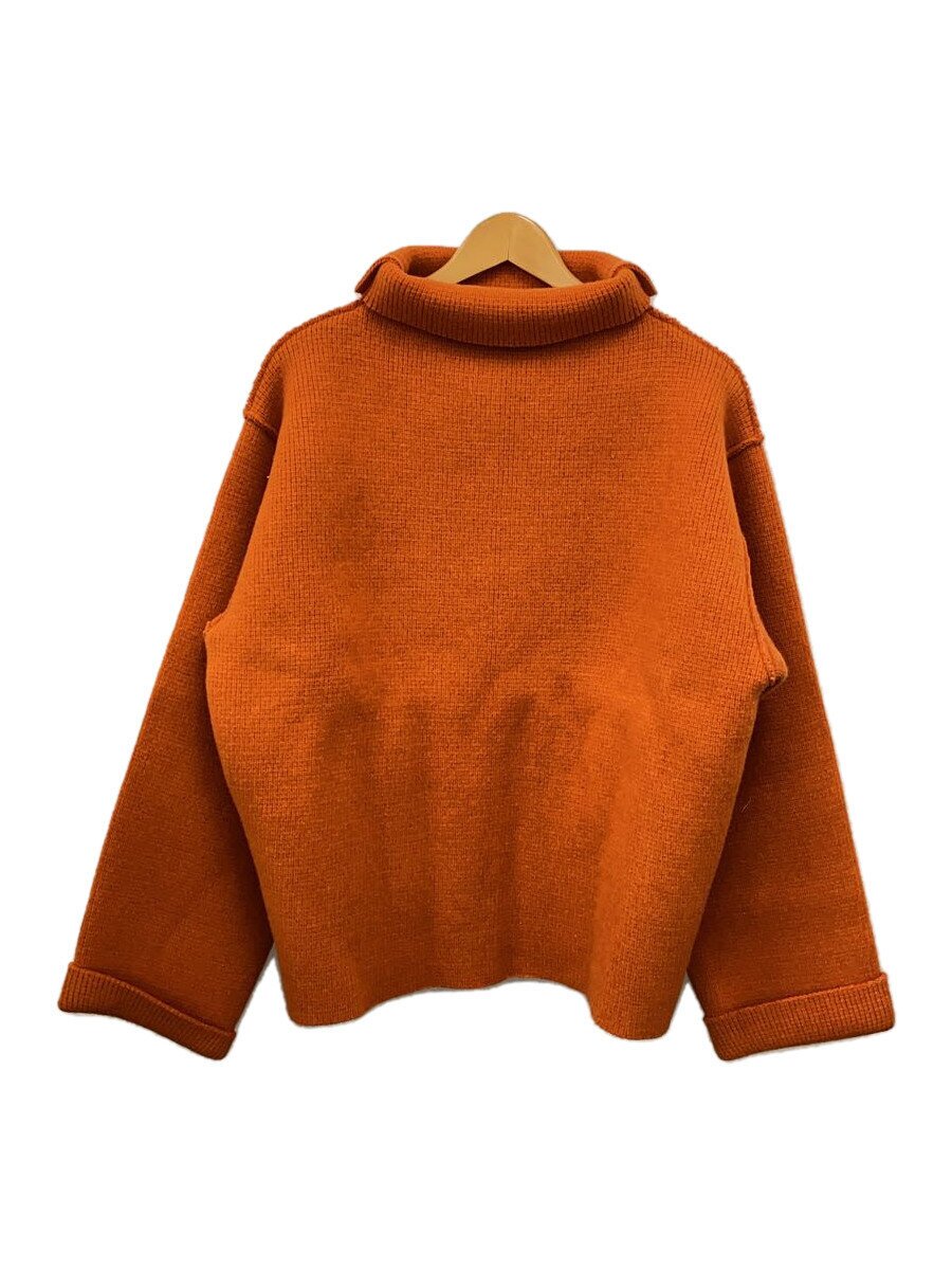 MAISON EUREKA◆20AW/Compressed volume sweater/ニット・セーター(厚手)/S/ウール/ORN/266