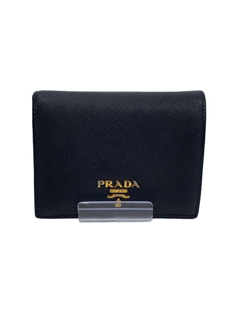 楽天市場】プラダ prada ネイビー 二つ折りの通販