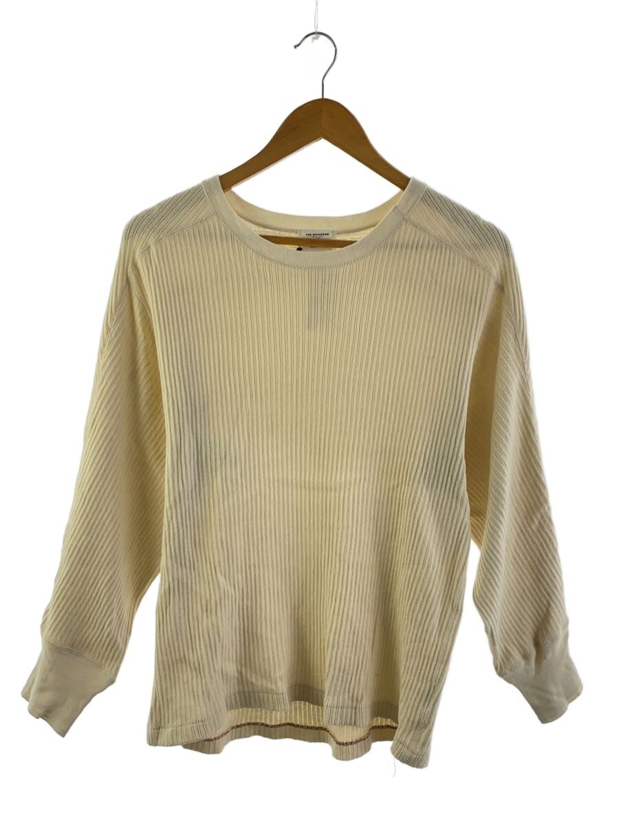 The Shinzone◆長袖カットソー/コットン/ホワイト/25SMSCU16/BOUCLE MILITARY UNDER SHIRT