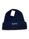 【中古】Supreme◆Loose Gauge Beanie/ニットキャップ/--/アクリル/NVY/メンズ//【服飾雑貨他】