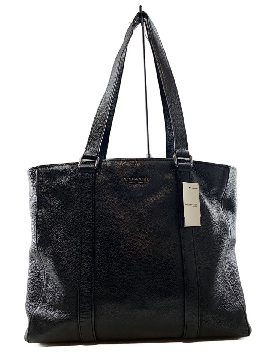 【中古】COACH◆ハドソン・ダブルハンドル・トート/レザー/BLK/C8157【バッグ】