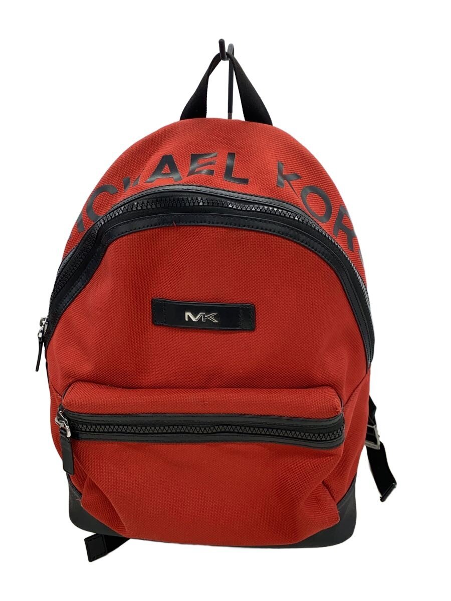 Men'S Bag - 【中古】MICHAEL KORS◆リュック/ナイロン/RED/無地/37F9LK8B2C【バッグ】