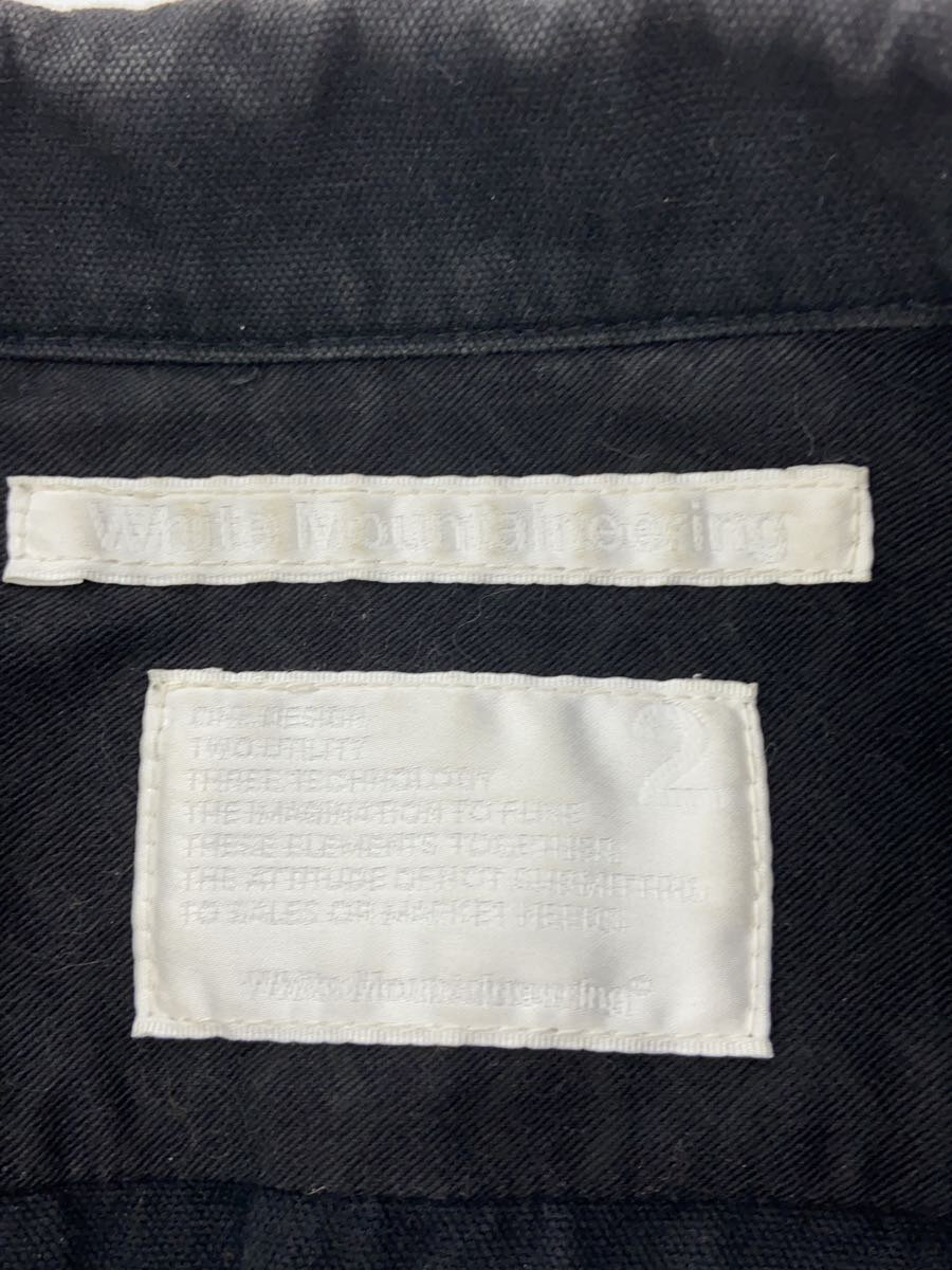 【中古】WHITE MOUNTAINEERING◆チェスターコート/2/コットン/BLK/WM1871213//【メンズウェア】