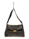 【中古】LOUIS VUITTON◆ポシェット_モノグラム・モタード_BLK/レザー/BLK【バッグ】