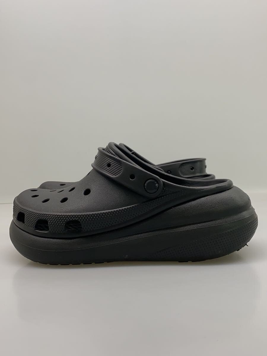 Crocs - 【中古】crocs◆サンダル/--/BLK【シューズ】