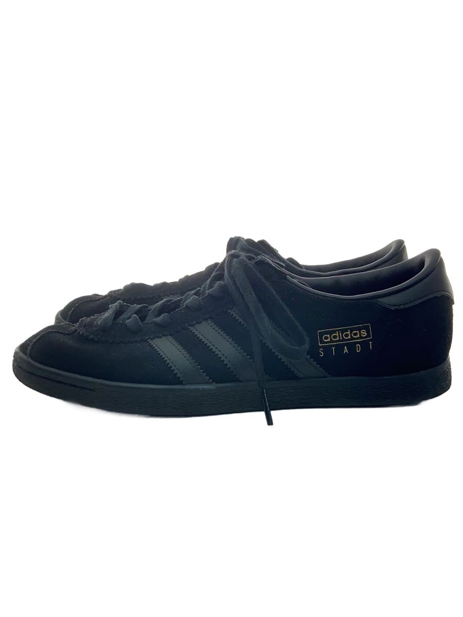 adidas◆STADT/シュタット/ローカットスニーカー_JI1881/26cm/BLK/スウェード