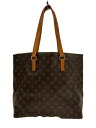 【中古】LOUIS VUITTON◆カバメゾ_モノグラム・キャンバス_BRW/PVC/BRW【バッグ】