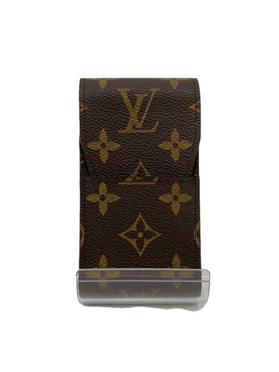 Rakuten - 【中古】LOUIS VUITTON◆エテュイ・シガレット_モノグラム・キャンバス_BRW/--/BRW/メンズ【服飾雑貨他】