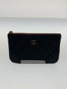 【中古】CHANEL◆マトラッセ/ナイロンポーチ/ココマーク/ポーチ/ナイロン/BLK(2003)//【バッグ】