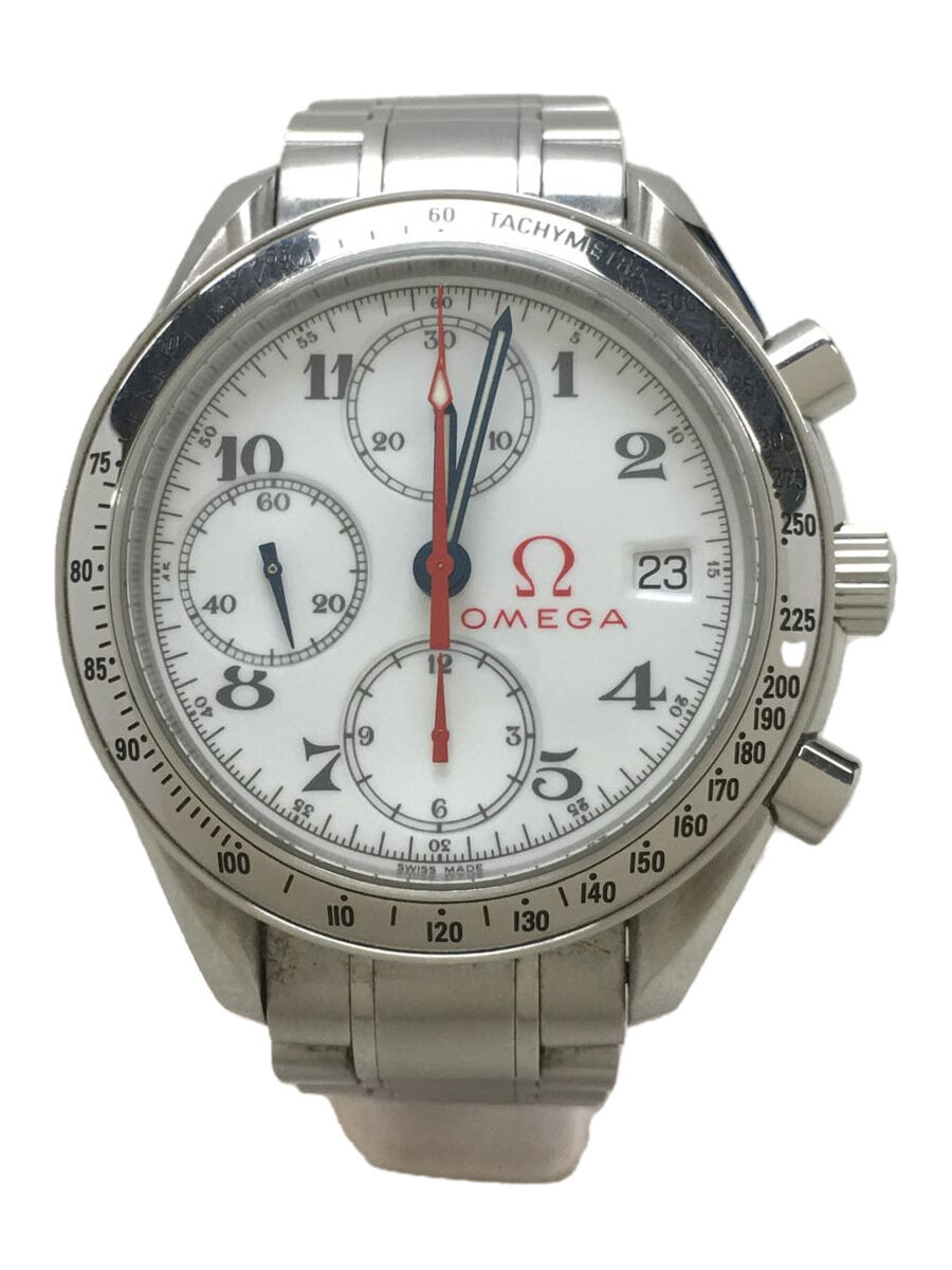【中古】OMEGA◆自動巻腕時計/アナログ/ホワイト/シルバー/3515.20/20230702日差-1/オメガ//【服飾雑貨他】