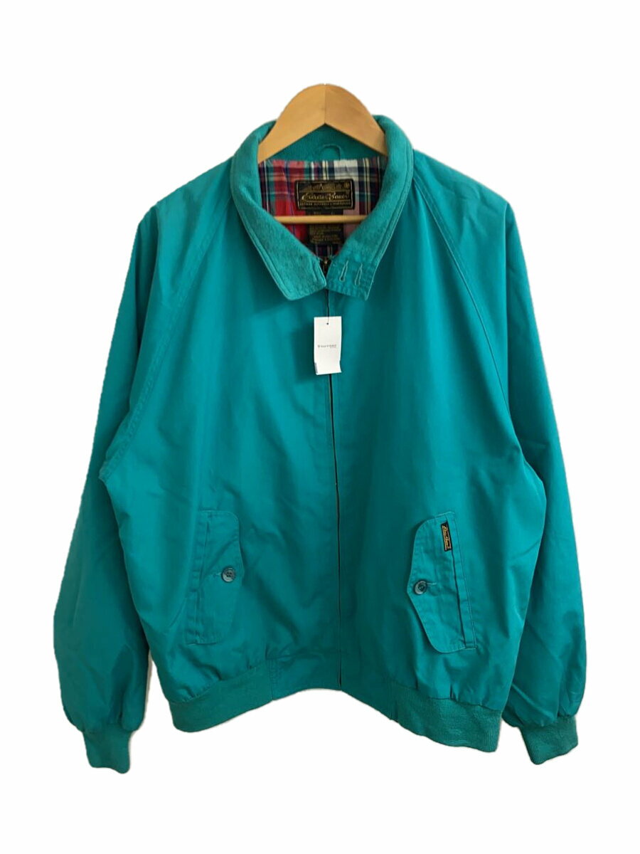 【中古】EDDIE BAUER◆90S/スウィングトップジャケット/XL/コットン/グリーン【メンズウェア】