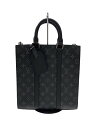 【中古】LOUIS VUITTON◆サック・プラ・クロス_モノグラム・エクリプス_BLK/--/BLK【バッグ】