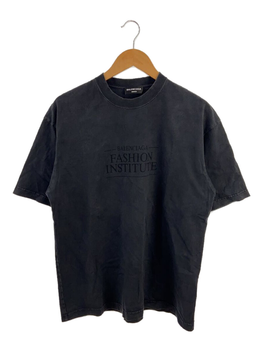 【中古】BALENCIAGA◆22年/Tシャツ/XS/コットン/ブラック/612996【メンズウェア】