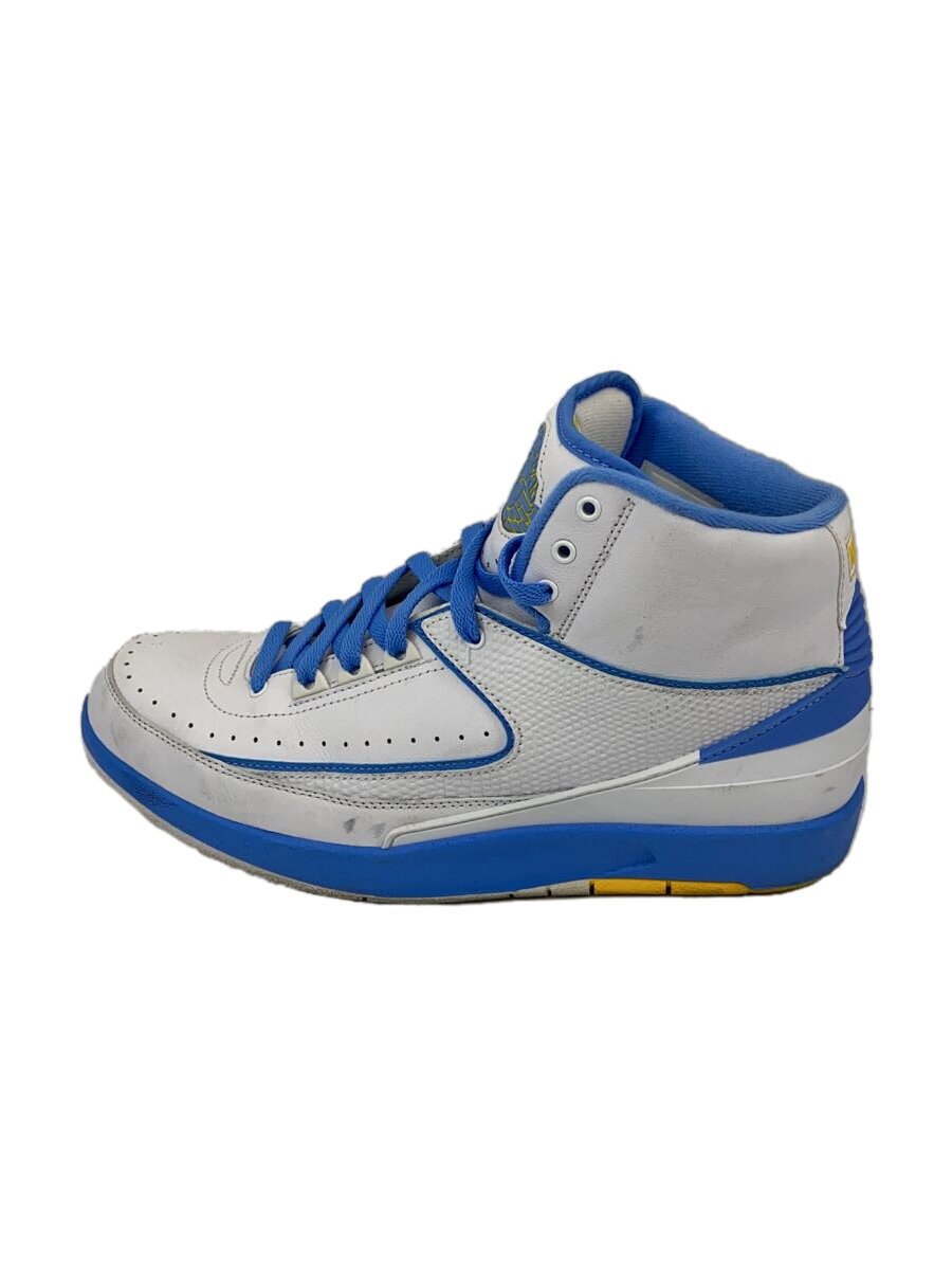 NIKE◆AIR JORDAN 2 RETRO/エアジョーダンレトロ/ホワイト/385475-122/27cm/WHT