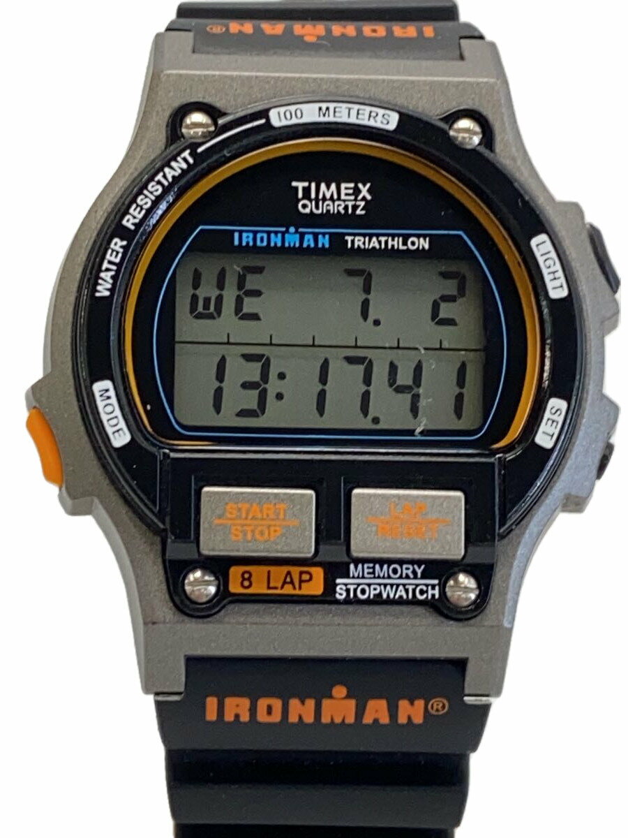 【中古】TIMEX◆クォーツ腕時計/デジタル/ラバー/ブラック/TW5M54300//【服飾雑貨他】