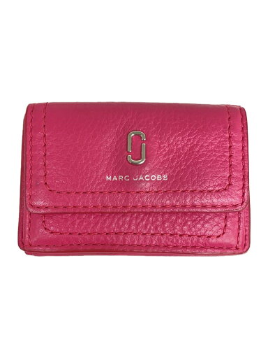 【中古】MARC JACOBS◆3つ折り財布/レザー/PNK/無地/レディース/M0015413【服飾雑貨他】 【中古】MARC JACOBS◆3つ折り財布/レザー/PNK/無地/レディース/M0015413【服飾雑貨他】