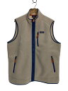 【中古】patagonia◆レトロ・パイル・ベスト_ベージュ/XL/ポリエステル/BEG【メンズウェア】
