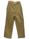 【中古】US.ARMY◆チノトラウザーズ/30/コットン/BEG//【メンズウェア】