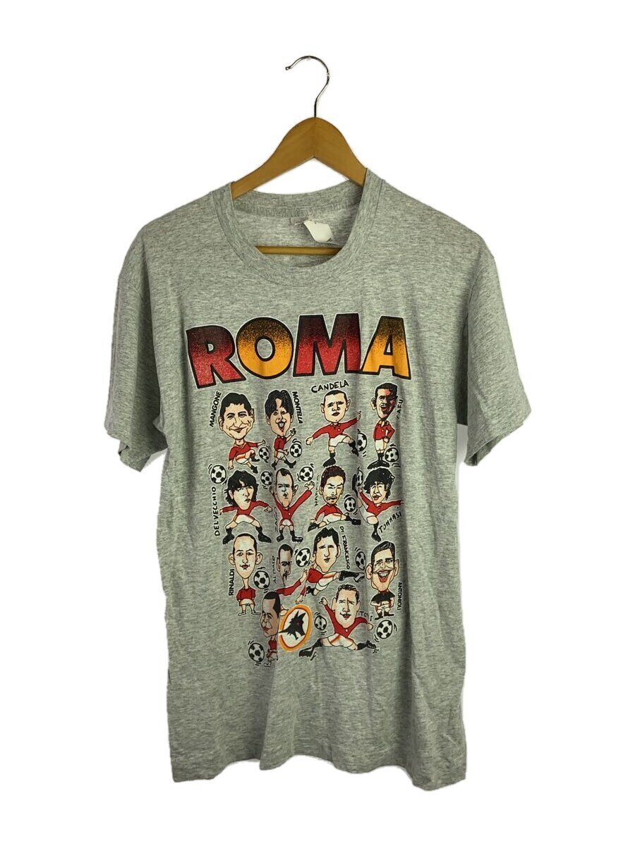 【中古】SCREEN STARS◆ASローマ/中田英寿/Tシャツ/M/コットン/GRY【メンズウェア ...