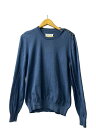 【中古】Maison Martin Margiela◆ニット・セーター(薄手)/M/コットン/NVY/H30HA0511【メンズウェア】