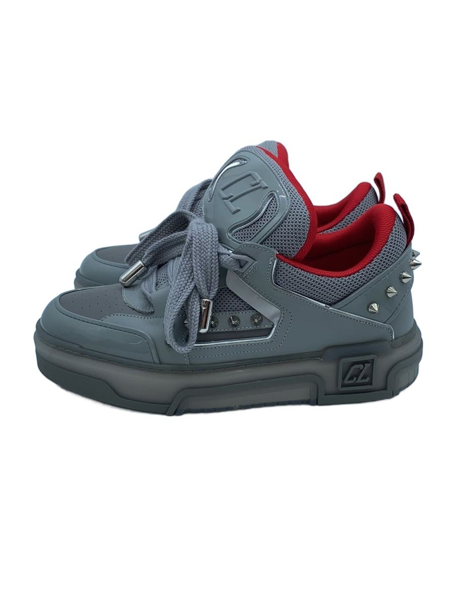 【中古】Christian Louboutin◆ASTROSKATE FLAT/ローカットスニーカー/40/GRY【シューズ】