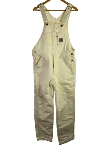 【中古】Carhartt◆オーバーオール/30/コットン/WHT/IO26462.D6.02.32【メンズウェア】 【中古】Carhartt◆オーバーオール/30/コットン/WHT/IO26462.D6.02.32【メンズウェア】