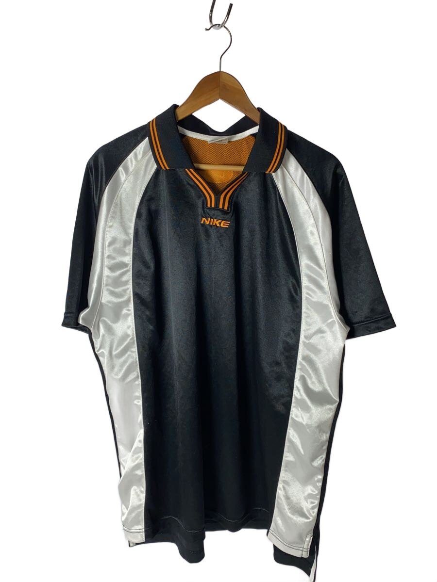 【中古】NIKE◆90s/銀タグ/ゲームシャツ/スポーツウェアー/M/BLK【スポーツ】