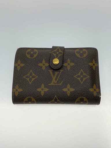 【中古】LOUIS VUITTON◆ポルト・モネ・ビエ・ヴィエノワ_モノグラム・キャンバス_BRW/PVC/BRW/レディース【服飾雑貨他】 【中古】LOUIS VUITTON◆ポルト・モネ・ビエ・ヴィエノワ_モノグラム・キャンバス_BRW/PVC/BRW/レディース【服飾雑貨他】