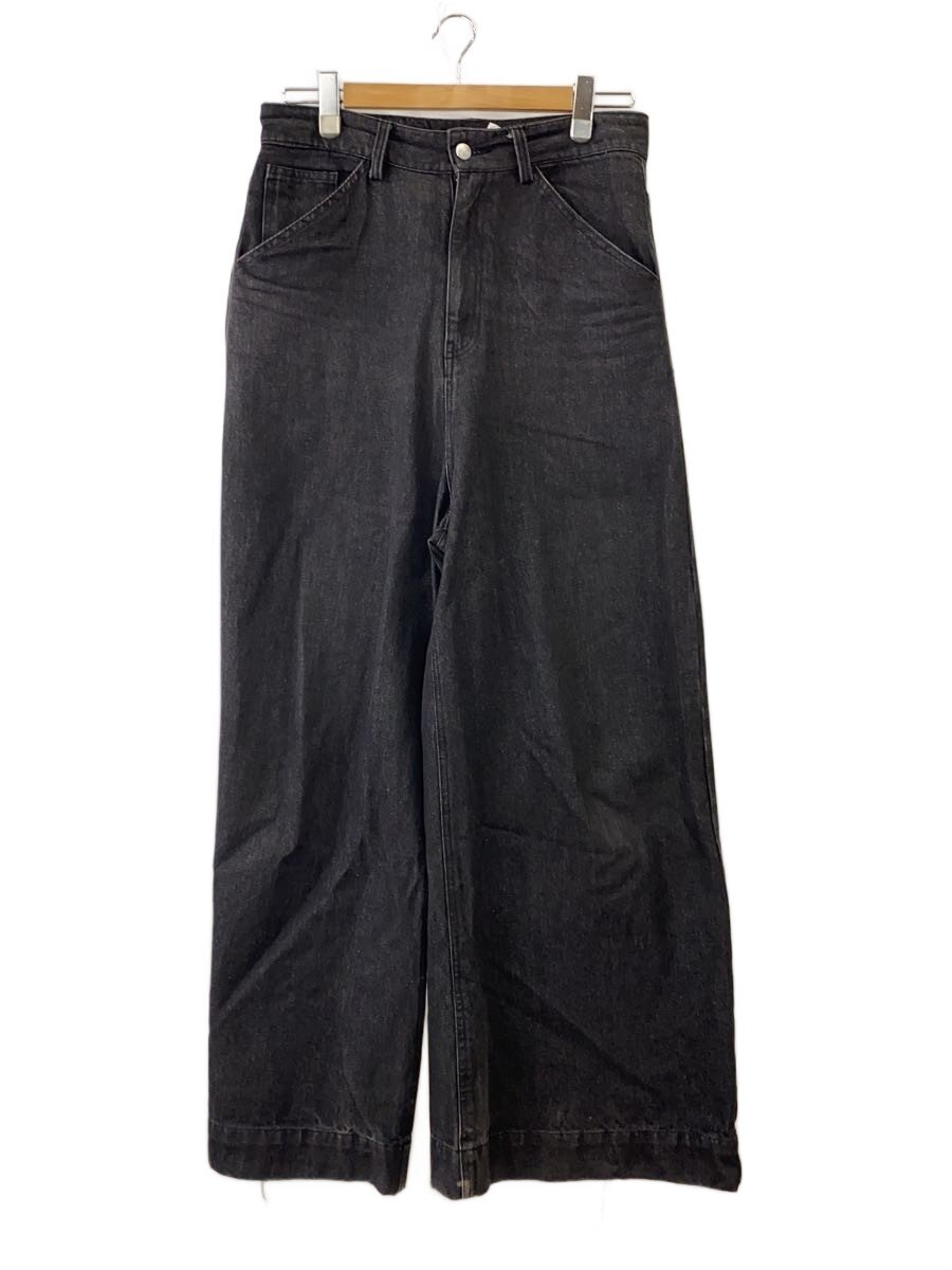 【中古】Casper John◆ストレートパンツ/M/デニム/BLK/無地/CJGRG0123002//【メンズウェア】