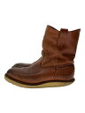 【中古】RED WING◆ブーツ/US7.5/BRW/レザー/8866【シューズ】