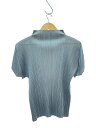 【中古】PLEATS PLEASE ISSEY MIYAKE◆プリーツプリーズイッセイミヤケ/カットソー/3/ポリエステル/グレー/無地/PP63-JK161【...