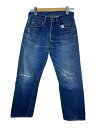 【中古】Levi’s◆50s/501XX/ギャラ入り/銅リベット/オフセット/ボタン裏点々/実寸31×29程【メンズウェア】