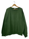 【中古】DRIES VAN NOTEN◆スウェット/M/コットン/GRN/無地//【メンズウェア】
